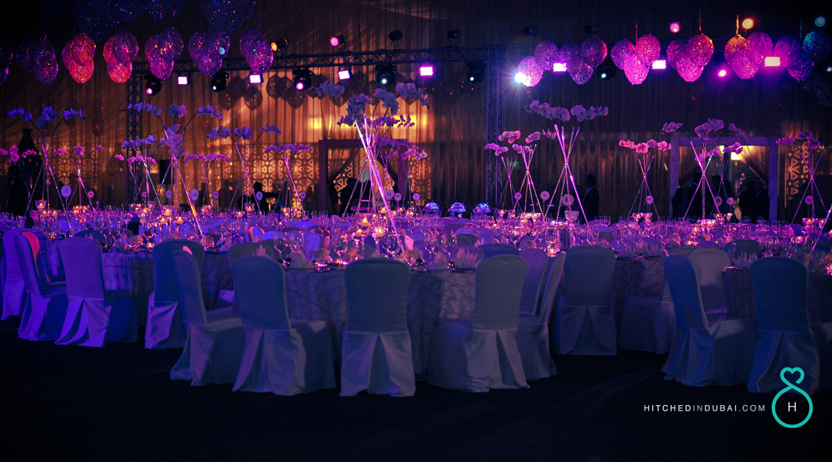 Wedding reception in Asateer tent atlantis Dubai