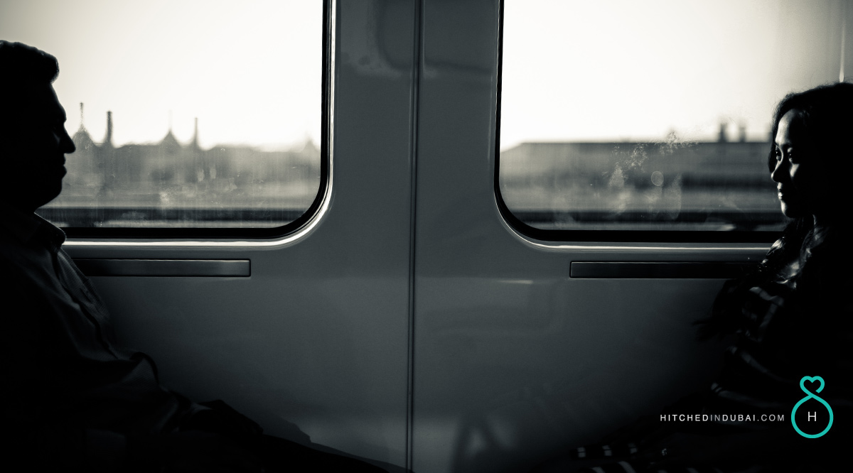 photoshoot at dubai metro