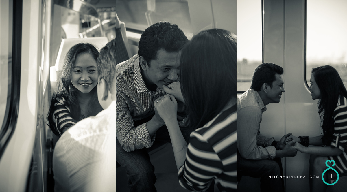photoshoot at dubai metro