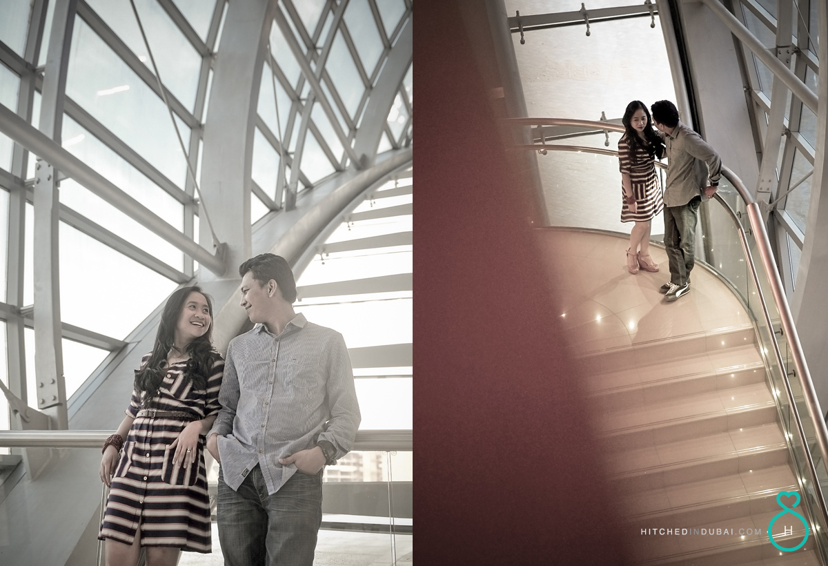 photoshoot inside dubai metro