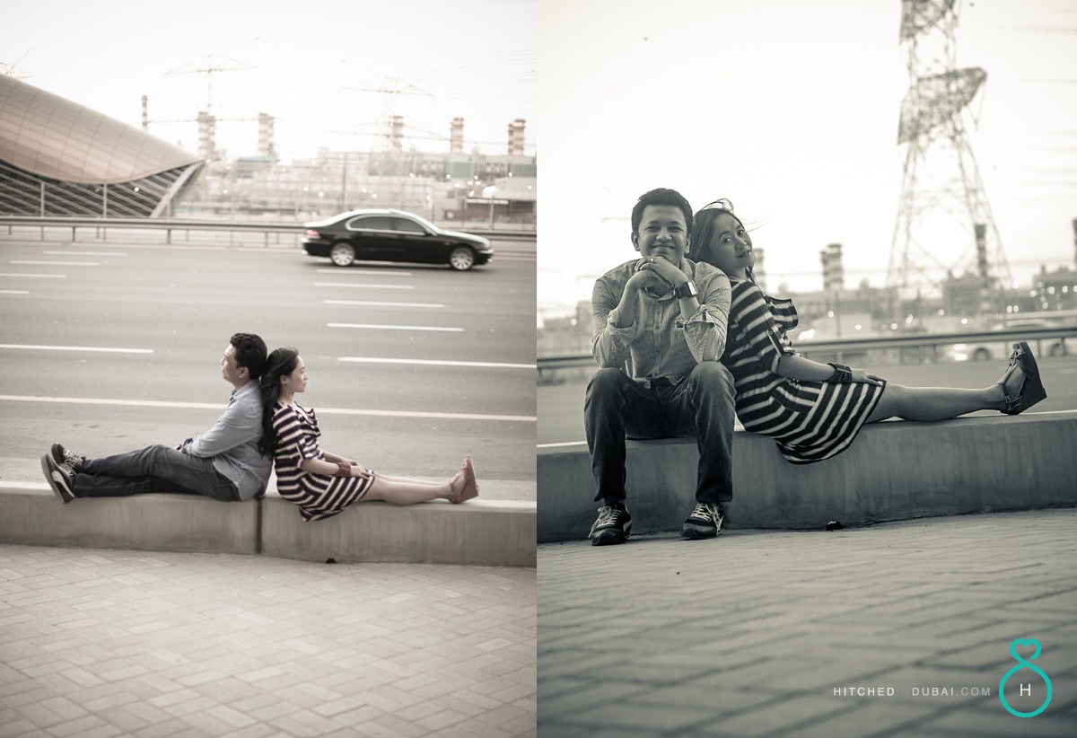 photoshoot at dubai metro