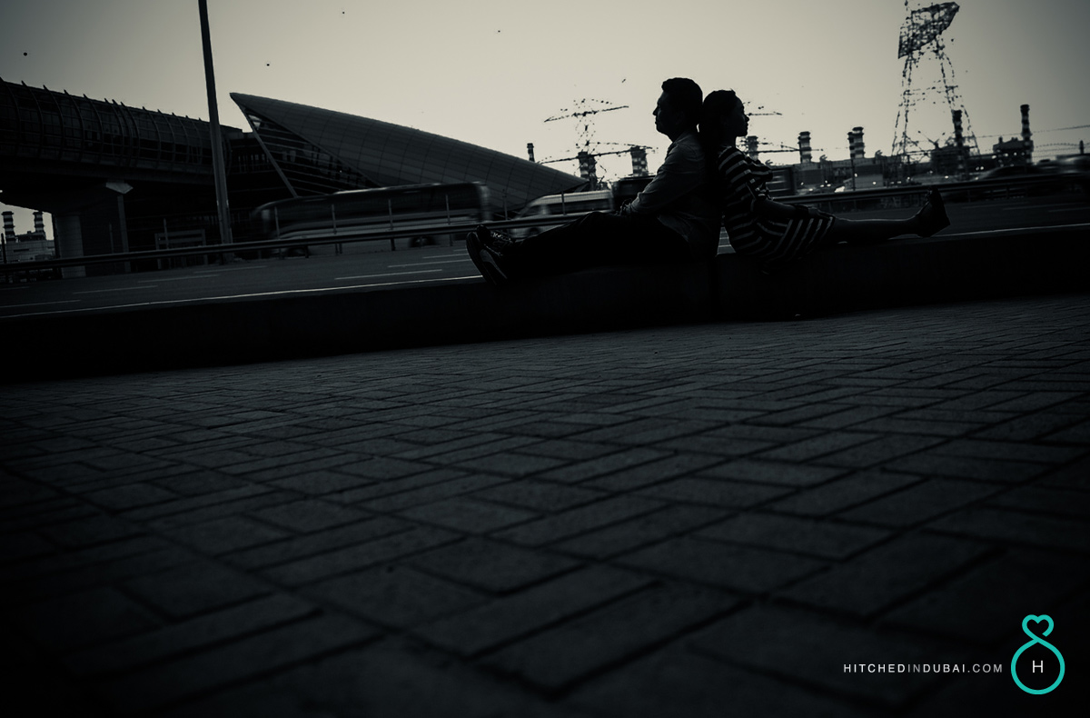 photoshoot inside dubai metro