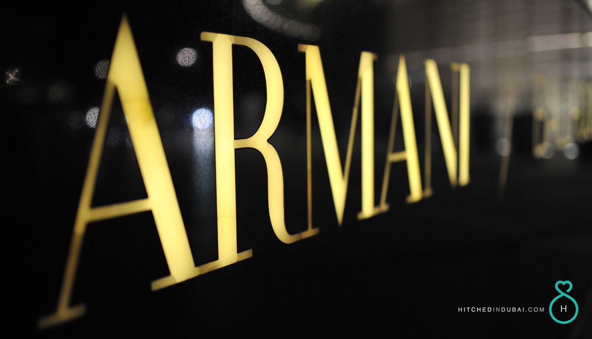 Armani Hotel Engagement ceremony
