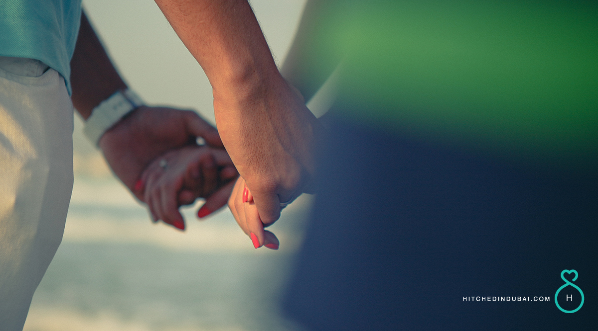beach prenup photos in dubai