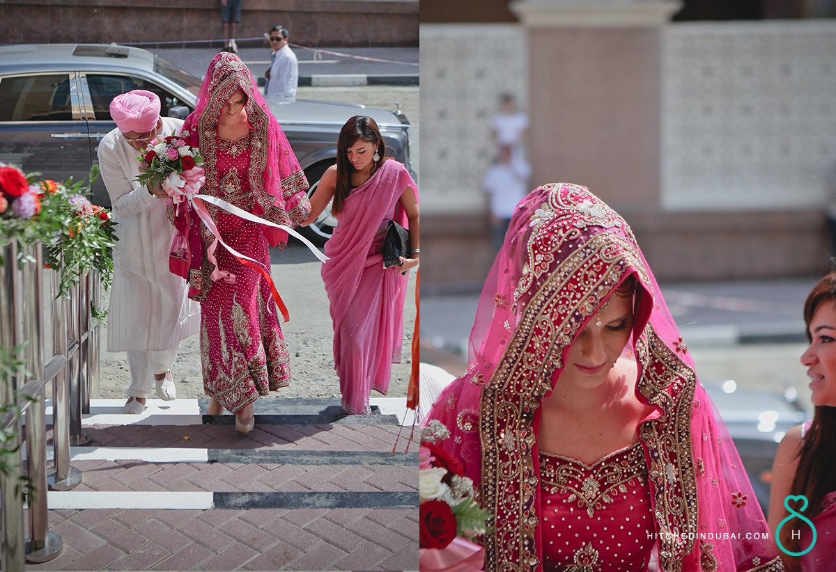 Indian wedding in dubai temple