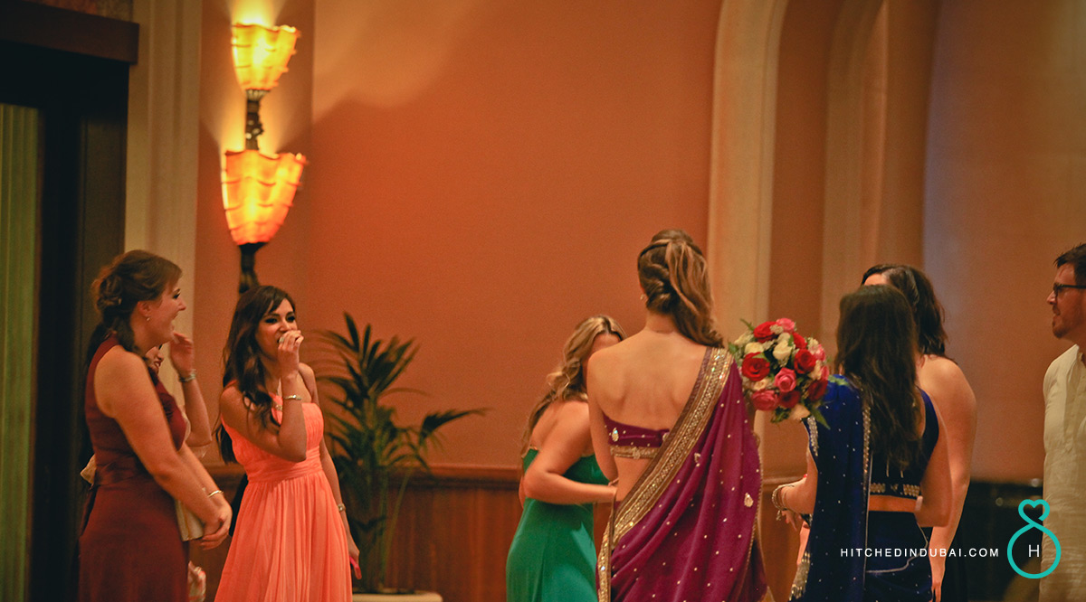 Dennise and Nirmal reception at Atlantis Dubai