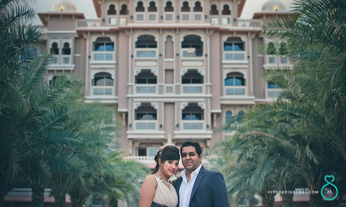Prewedding shoot at Palm Jumeirah Dubai