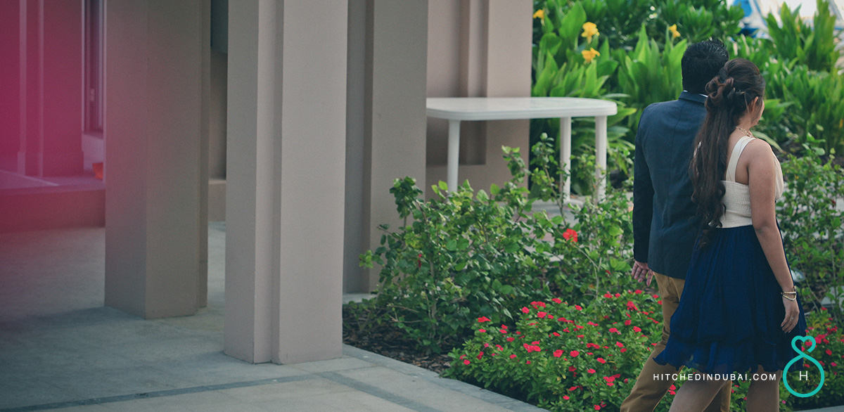 Prewedding shoot at Palm Jumeirah Dubai