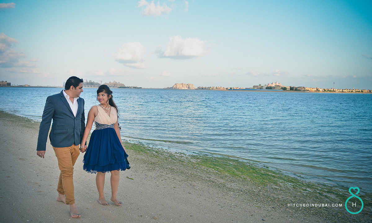 Prenup photos at Beach Dubai