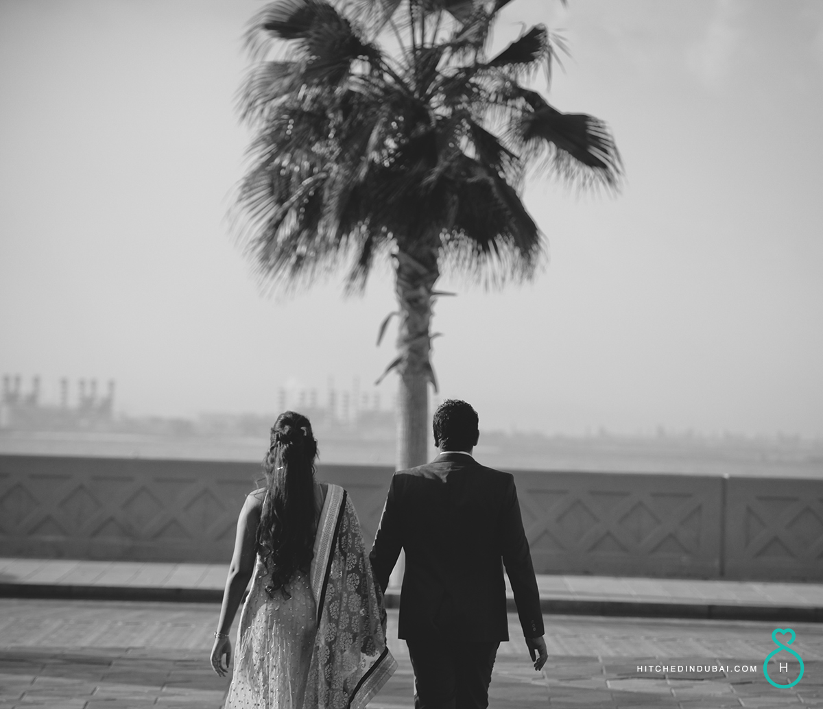 Prewedding shoot at Palm Jumeirah Dubai