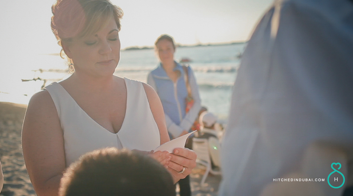 Anniversary on the beach
