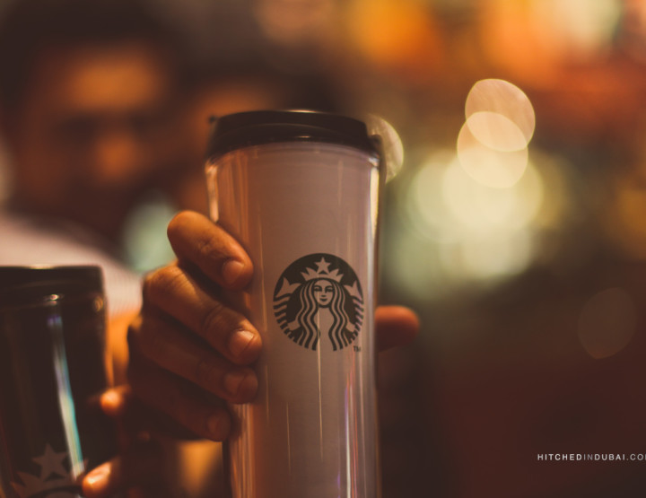 Pre-wedding shoot at Starbucks Dubai: Faith and Reynan